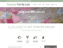 Tablet Screenshot of feeneyfamilylaw.com.au